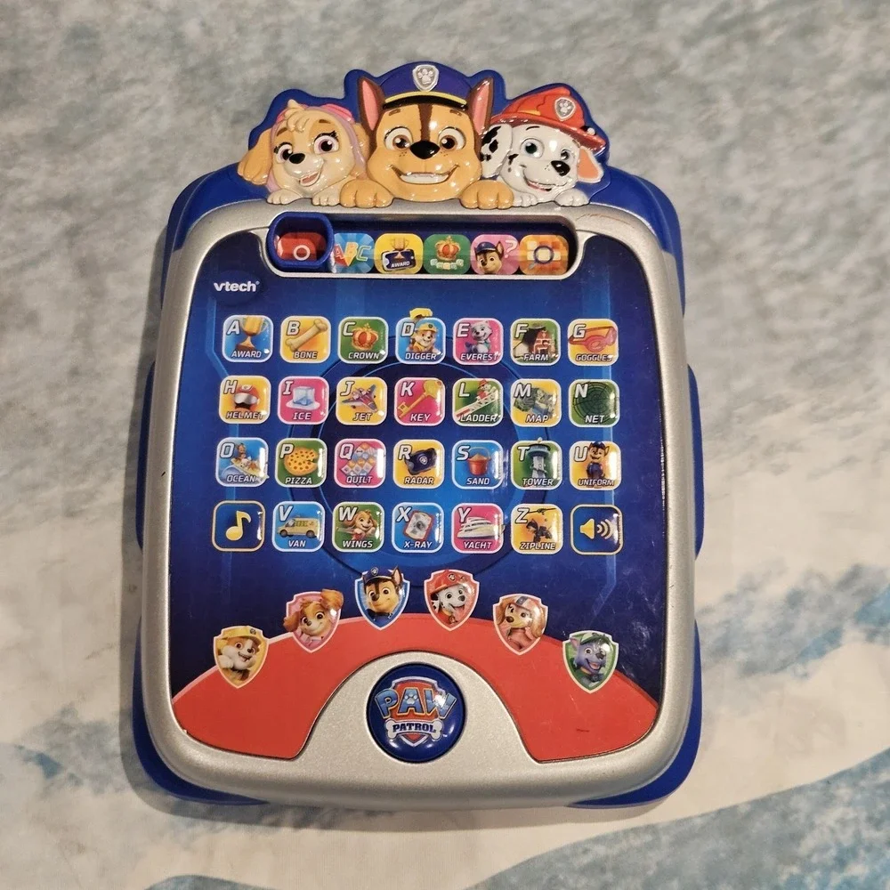 VTech Paw Patrol Learning Tablet Electronic Educational Toy Tested Working Sound